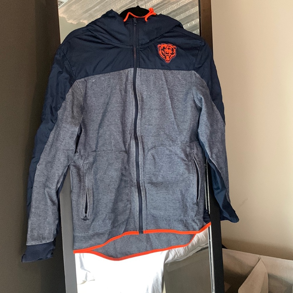Nike bears zip up hooded jacket